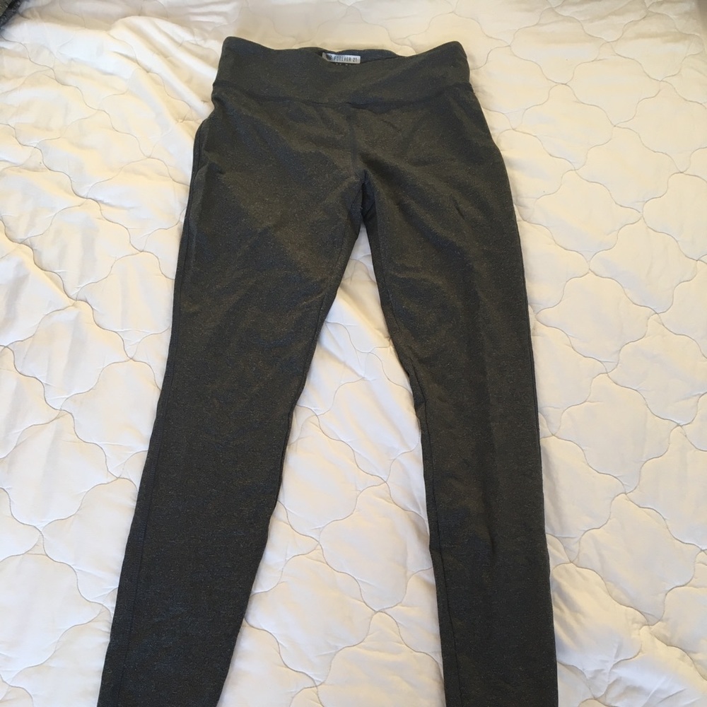 Forever 21 Running Tights Stirrup Medium Athletic